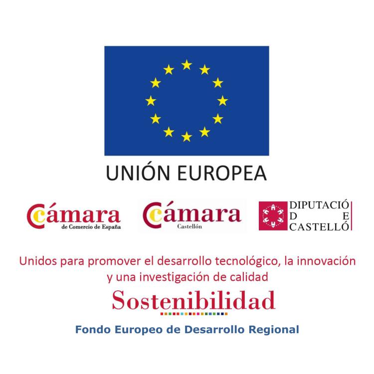 Cartel Fondo Europeo de Desarrollo Regional - Sostenibilidad