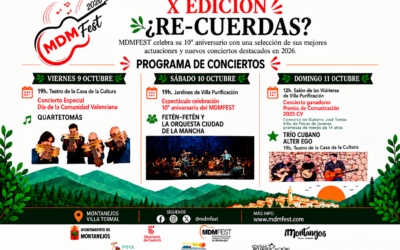 MDMFEST 2026: música en directo en Montanejos durante el puente de octubre