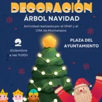cartel decoración del árbol de navidad montanejos cartel decoración del árbol de navidad montanejos