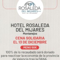 cartel cena solidaria rosaleda